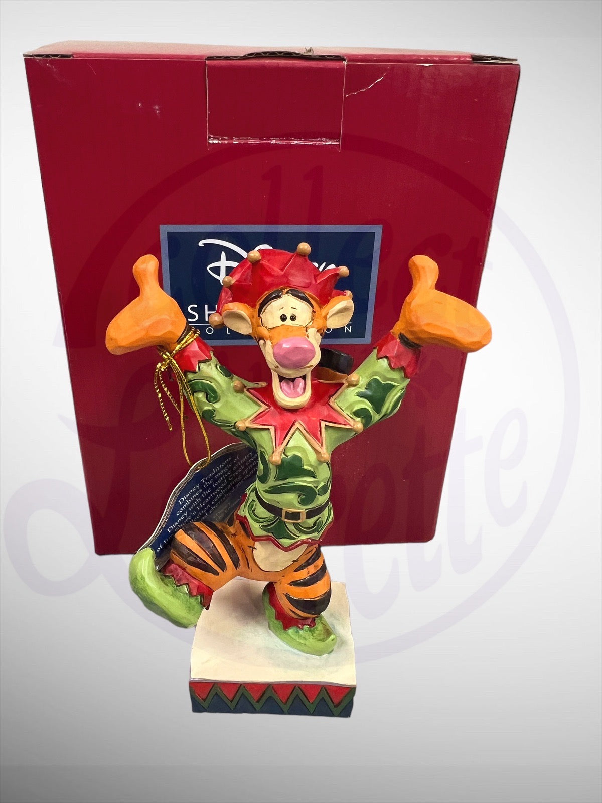 Jim Shore Disney Traditions - Ecstatic Extatic Elf Tigger  Figurine